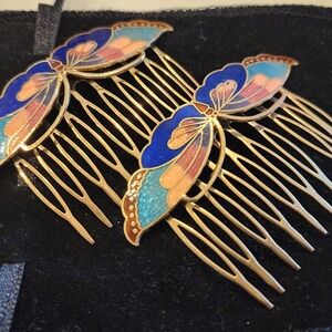 Elegant Butterfly Hair Combs